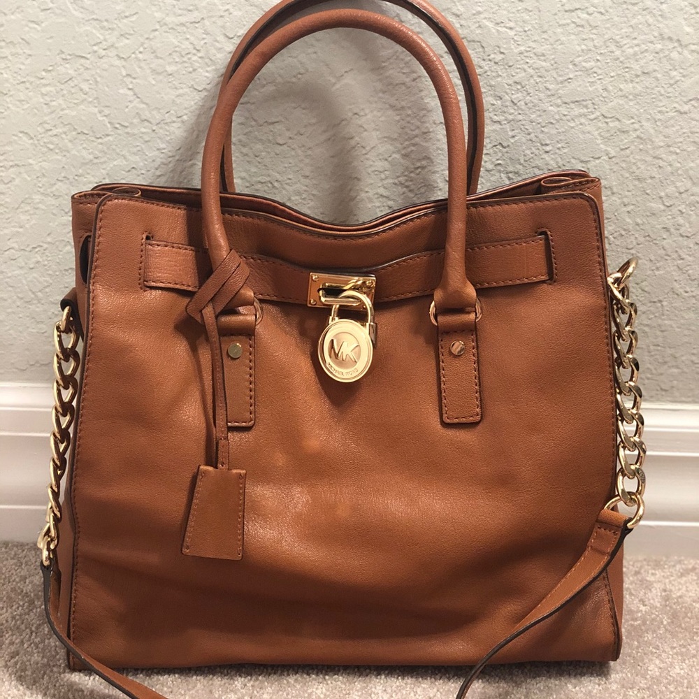 Michael Kors Hamilton Large Leather Tote